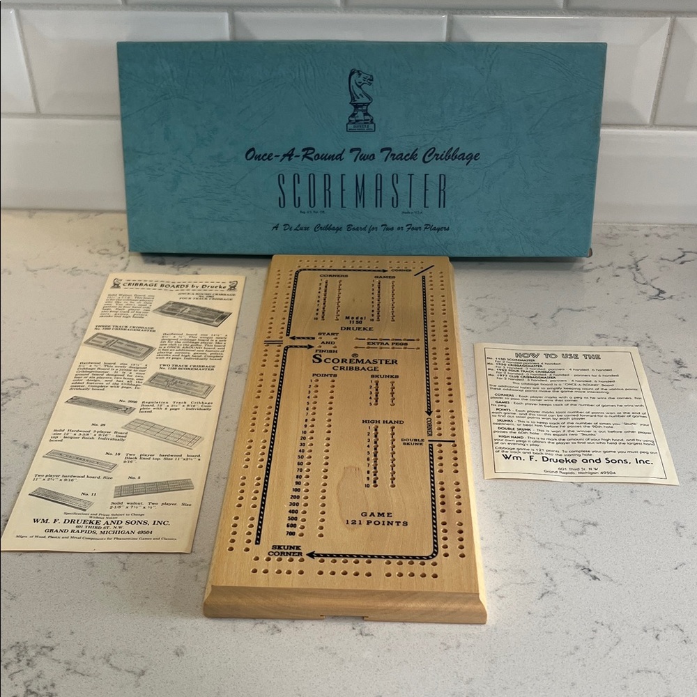 Once-A-Round Two Track Cribbage